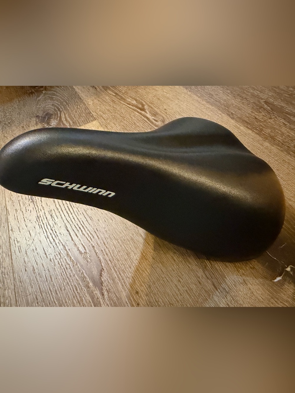 Schwinn Black Ergonomic Bike Saddle with Logo